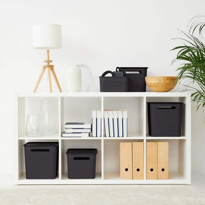 Actual product image Bins and Boxes BRISEN storage box ANTHRAZIT 16L - with lid (16 l)