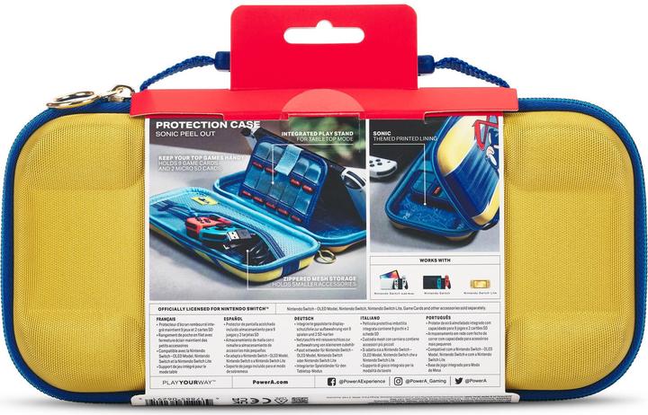 Image du produit NoName Etui de protection Nintendo Switch - Sonic Peel Out (Switch, Switch Lite, Switch OLED)