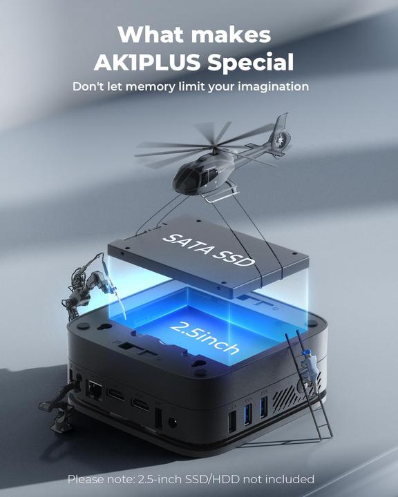 Produktbild NiPoGi Mini PC AK1PLUS Intel Alder Lake N95