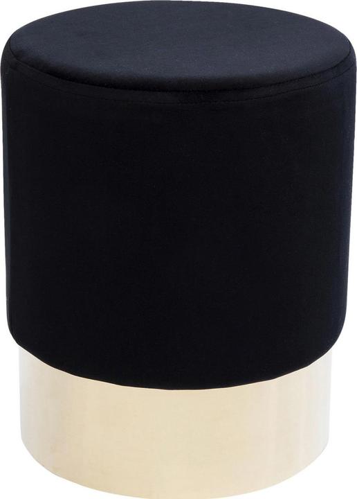 Actual product image Kare Design Stool Cherry Black Brass Ø35cm