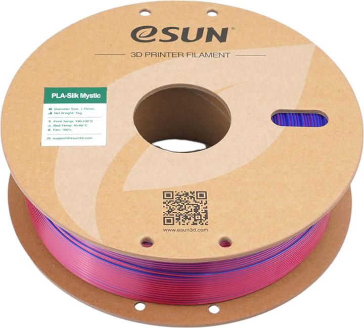 Immagine prodotto eSUN ePLA-Silk Mystic Blau-Rot-Purple Filament 1.75mm 1Kg (PLA, 1.75 mm, 1000 g, Multicolore)