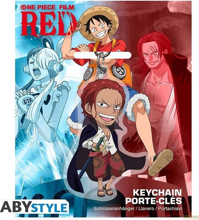 Image du produit ABYstyle ONE PIECE : RED - Porte-clés acrylique - Shanks X4
