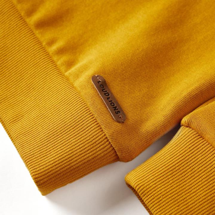 Produktbild VidaXL Kinder-Sweatshirt Ocker 116,Material: 100 % Baumwolle,Farbe (116)