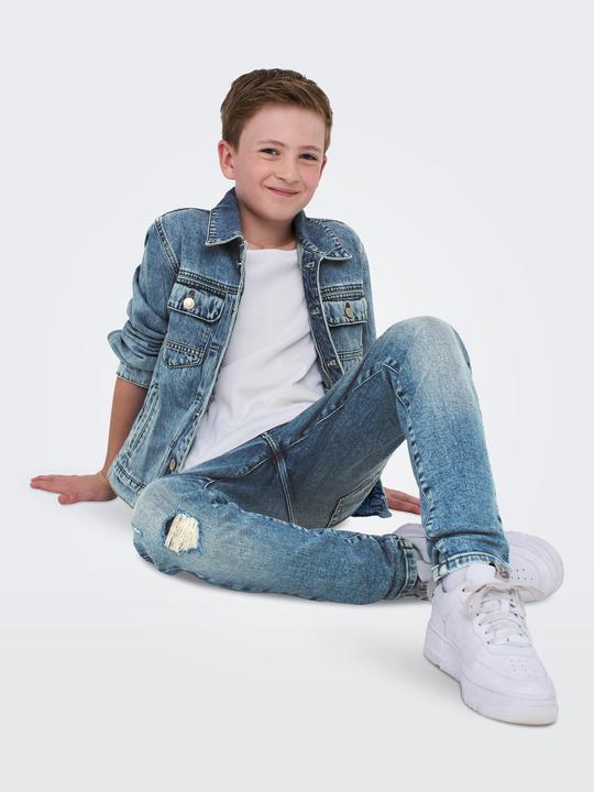 Image du produit Only & Sons Junior OSJYOKE Mid Rise Verjüngt Jeans Slim Fit Jeans (140)