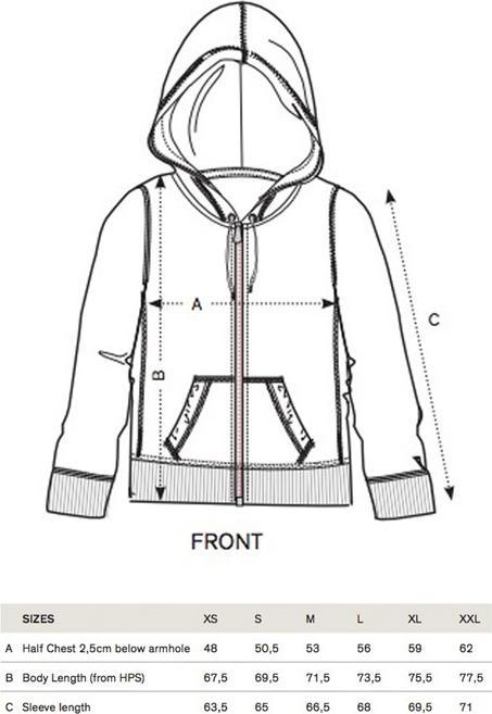 Produktbild Skate.ch Caps Lock Small Zip-Hood (M)