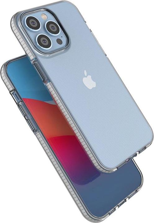 Image du produit Hurtel Spring Case case pour iPhone 14 Pro Max couverture silicone avec cadre noir (Apple iPhone 14 Pro Max)