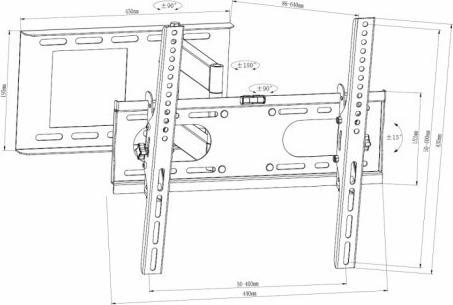 Actual product image Art RAMT AR-81 Holder AR-81 for LCD/ (Wall, 62", 35 kg)