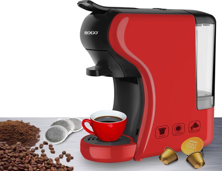 Image du produit Sogo 3 IN 1 EXPRESS CAPSULE COFFEE MAKER -1450W