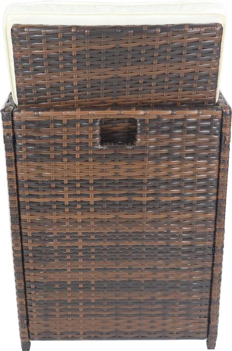 Produktbild VCM 7-tlg Sitzgruppe Gartenmöbel Set Rattan (170 cm)