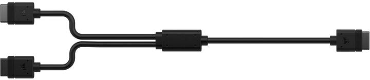 Immagine prodotto Corsair Cavo iCUE LINK, 1x cavo a Y da 600 mm con connettori diritti, nero