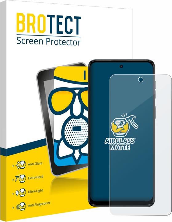 Actual product image BROTECT AirGlass Glass Matte (1 Piece, Motorola Moto G54)