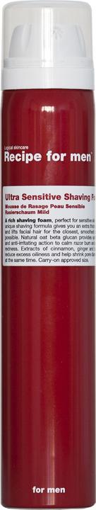 Immagine prodotto Recipe for men Schiuma da barba ultra sensibile (100 ml, Schiuma da barba)