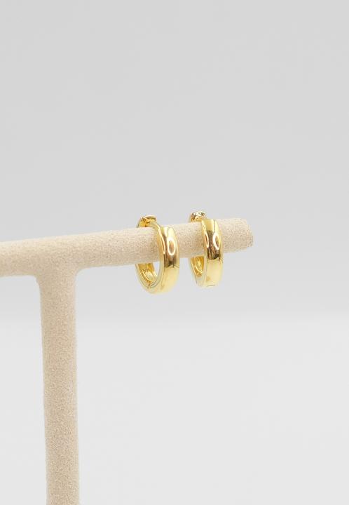Actual product image Muau Creoles (750/18 K Yellow gold)