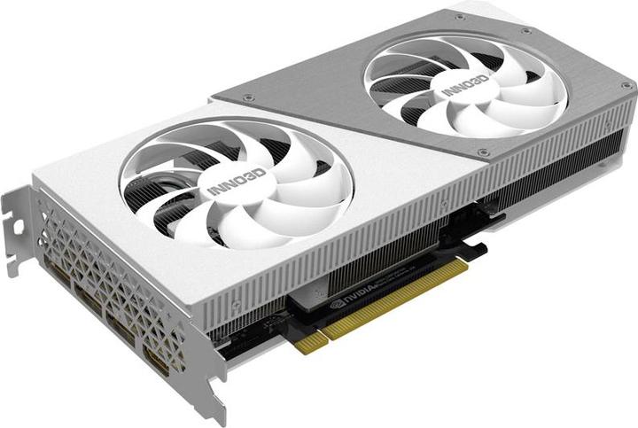 Actual product image Inno3D GEFORCE RTX 4070 Ti SUPER TWIN X2 OC WHITE NVIDIA 16 GB GDDR6X (16 GB)
