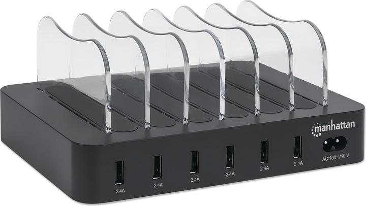 Image du produit Manhattan Station de charge USB 6 ports (50 W)