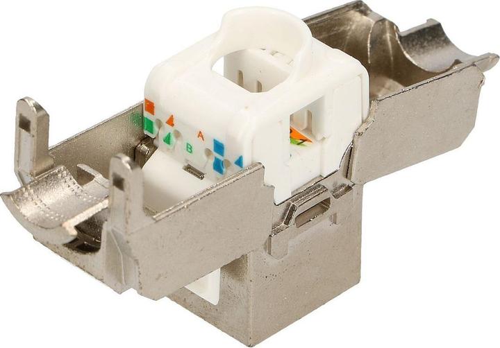 Actual product image Extralink CAT6A STP | Keystone | RJ45 (Keystone module)