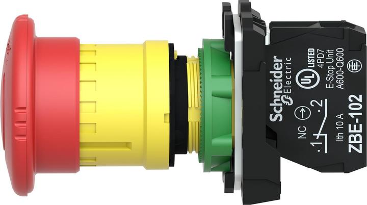 Immagine prodotto Schneider Electric Arresto di emergenza 40mm Girare per rilasciare 1NC