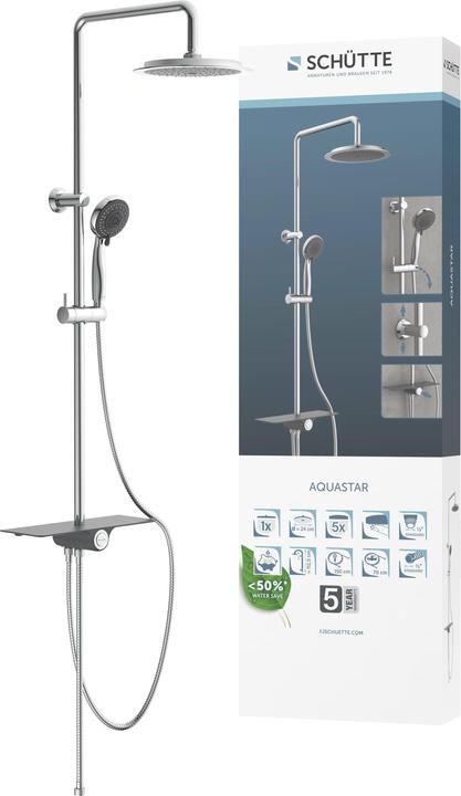Image du produit Schütte AQUASTAR Überkopf-Brauseset