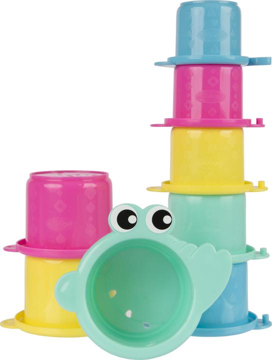 Playgro Stacking beaver crocodile -pastel colors