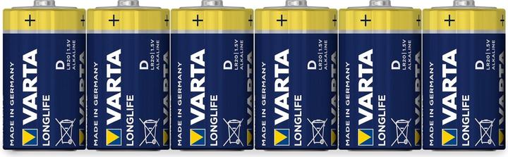 Actual product image Varta LONGLIFE Extra (6 pcs., D, 15800 mAh)