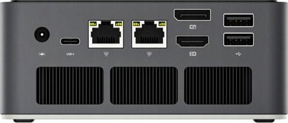 Actual product image HP Mini-PC Qoobe U155H Core Ultra 7 155H/32GB/SSD 1TB/Win 11 Pro black (branded as Morefine)