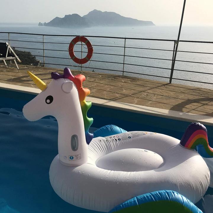 Actual product image Jilong INFLATABLE UNICORN GIANT 218X160X120CM 37428