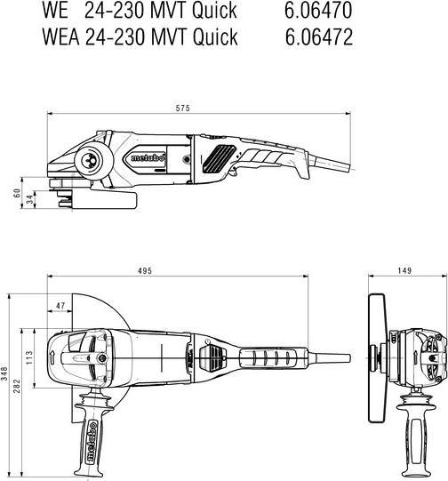 Produktbild Metabo WE 24 MVT Quick (230 mm)