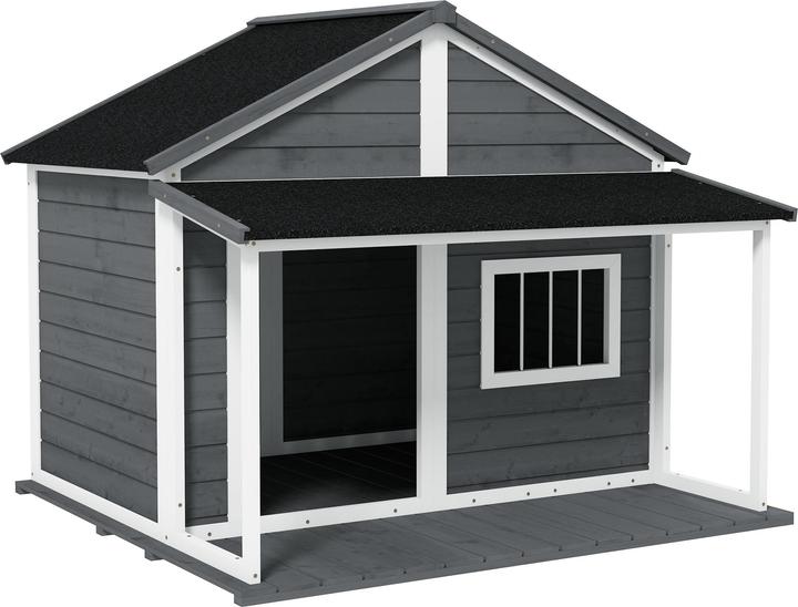 Image du produit PawHut Niche pour chien avec plancher surélevé (Niche pour chien)