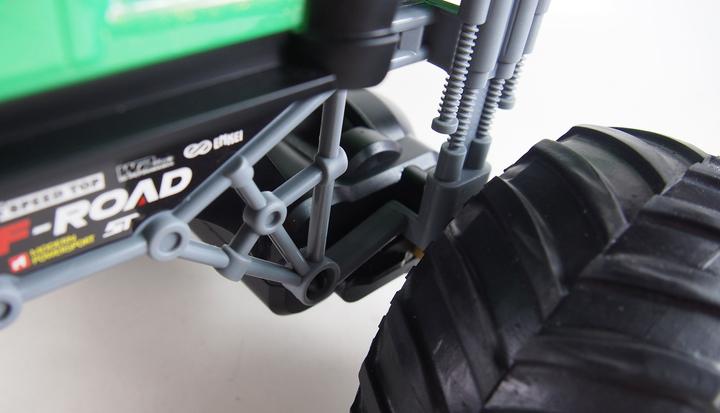 Actual product image Amewi Crazy Monster Truck Electric Brushed 2WD 1:16 RTR green (RTR Ready-to-Run)
