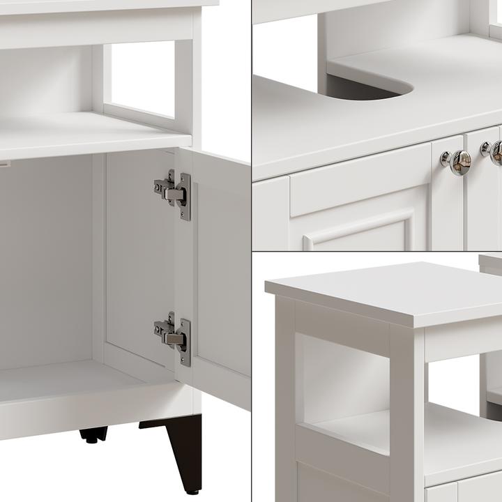 Produktbild Vichy Waschbeckenunterschrank Vanity, Weiss, 60 x 65 cm (60 x 65 x 30 cm)