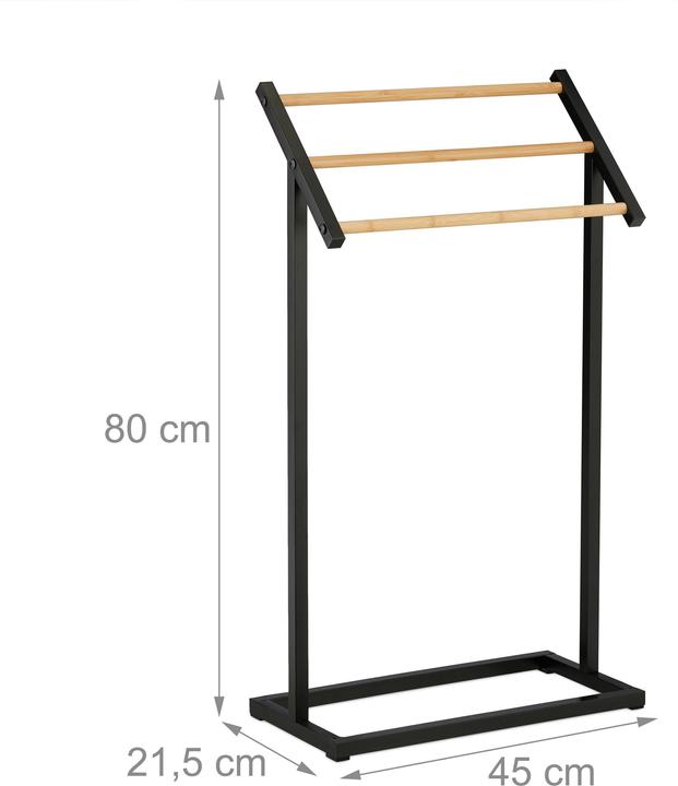 Actual product image Relaxdays Towel rack