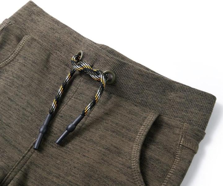 Immagine prodotto VidaXL Pantaloni da allenamento per bambini cachi scuro melange 140,Materiale (140)