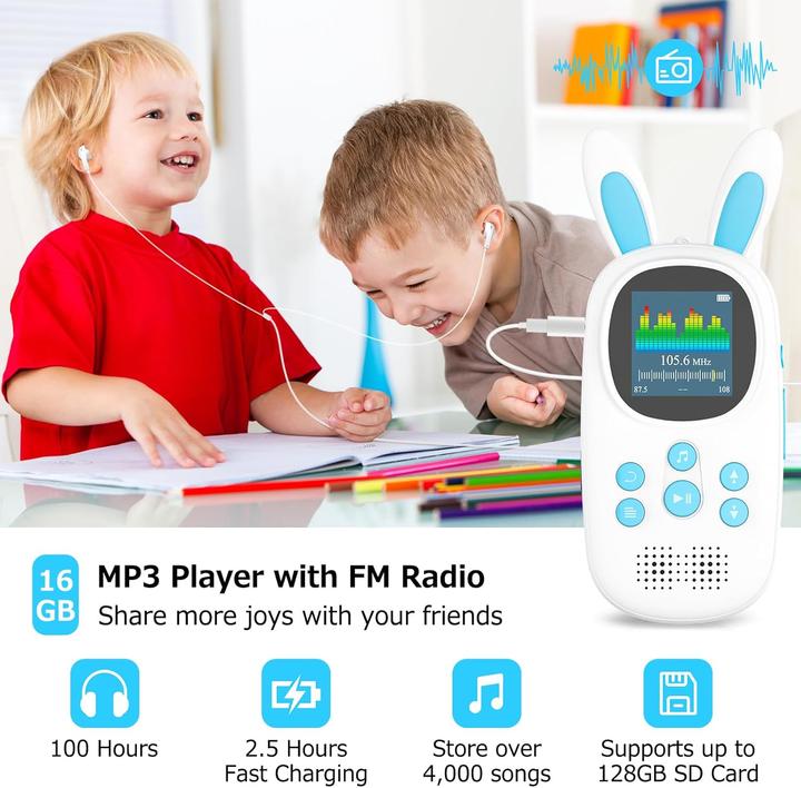 Immagine prodotto ChenFec MP3 Player für Kinder (128 GB)