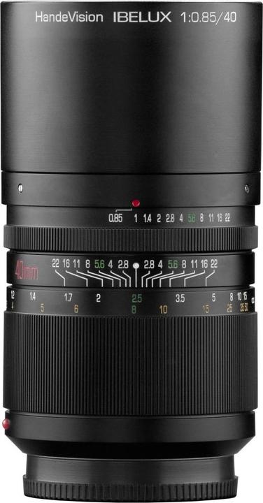 Actual product image Handevision Ibelux 40mm F0.85 APS-C Sony E black (Sony E, APS-C / DX)