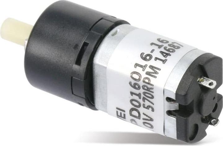 Actual product image Zhaowei DC geared motor ZWPD016016-36-P, 6 V-, 233 rpm