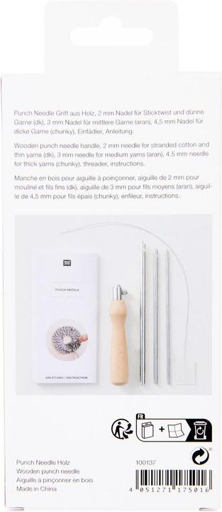 Actual product image Rico Design Punch Needle Wood