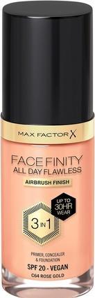Max Factor Podkład FACEFINITY All Day Flawless 3in1 nr C64 Rose Gold 30ml