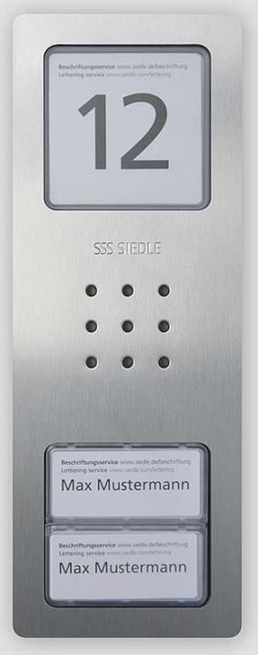 Siedle CA 850-2 E Audio Door Station Compact Stainless steel