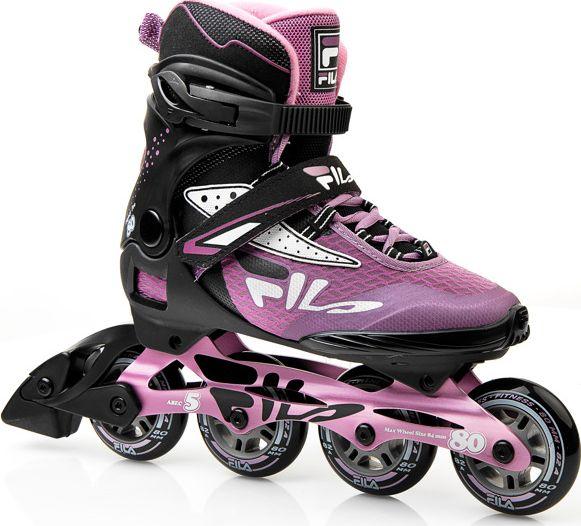 FILA Skates Damen Legacy Pro 80 Lady Inline Skate, schwarz/violett, 4.5 (37.5)