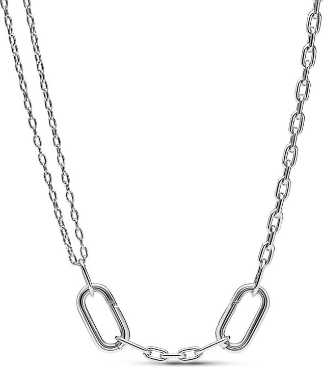 Pandora ME Doppel Link Gliederhalskette (Sterling Silber 925, 45 cm)