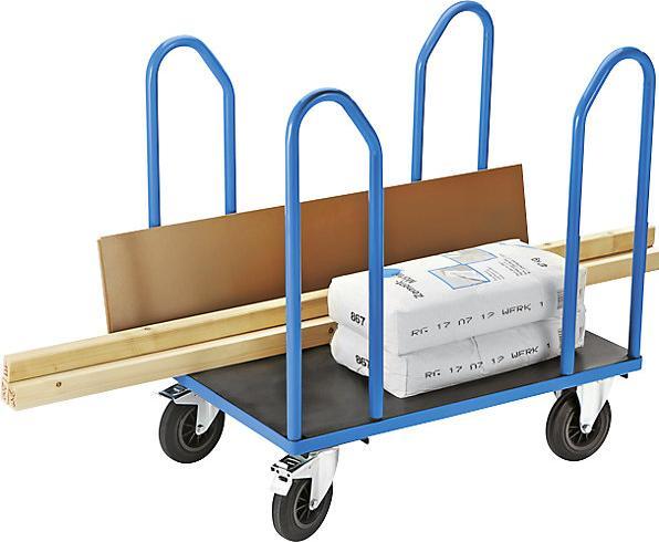 Produktbild eurokraft pro Seitenbügelwagen mit 4 Seitenbügeln (500 kg)