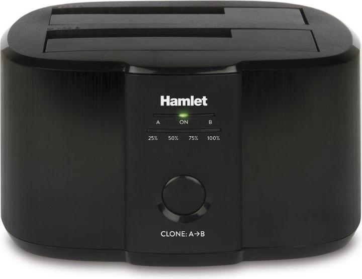 Actual product image Hamlet USB 3.0 Docking Station for 2.5" or 3.5" usb 3.0 sata hard disks