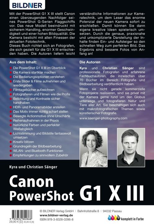 Image du produit Canon PowerShot G1X Mark III - Für bessere Fotos von Anfang an! (Allemand, Kyra Singer, Christian Singer, 2018)