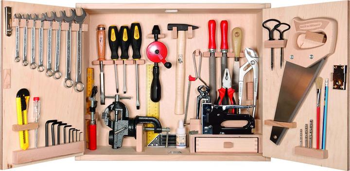 Actual product image Pebaro Kinder-Werkzeugschrank gross 43-tlg. (43 pieces)
