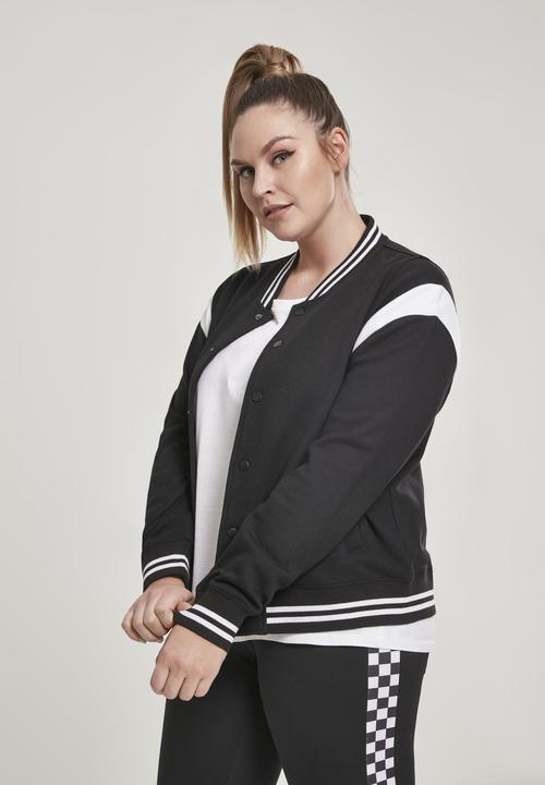 Actual product image Urban Classics Ladies Inset College Sweat Jacket (M)