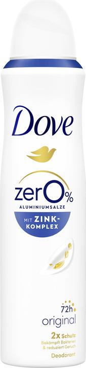 Immagine prodotto Dove Deodorante Aerosol 0% Original 150 ml (Getto vaporizzato, 150 ml)