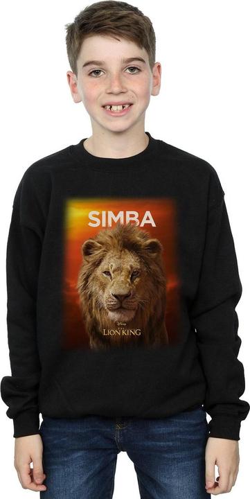 Actual product image Disney Boys The Lion King Movie Adult Simba Poster Sweatshirt (140, 146)