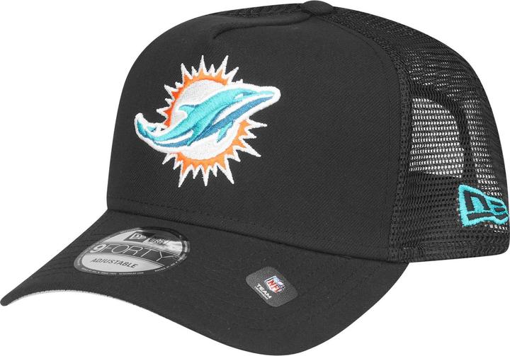 New Era A-Frame Snapback Trucker Cap - Miami Dolphins (One Size)