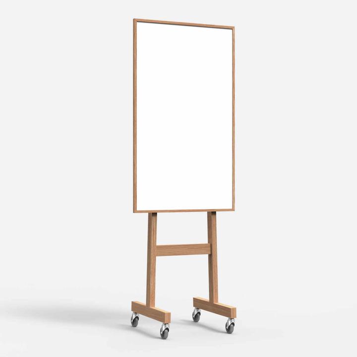 Actual product image Lintex Wood Mobile Whiteboard Writing Board (71 x 5 cm)