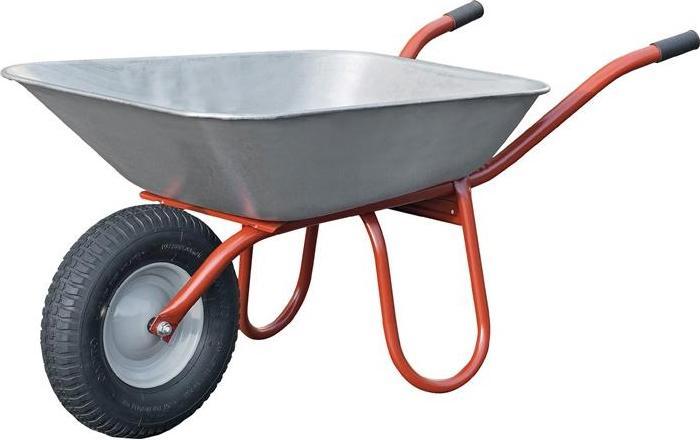 Actual product image Capito Wheelbarrow Carry 85 l pneumatic wheel steel rim with plastic plain bearing